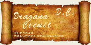 Dragana Cicmil vizit kartica